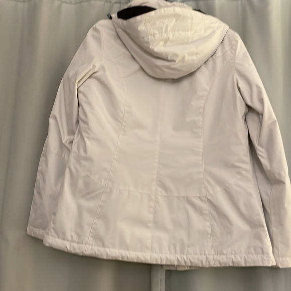 Zero Xposur white winter/ski zip up‎ jacket with removable hoodie, size M - Picture 6 of 14